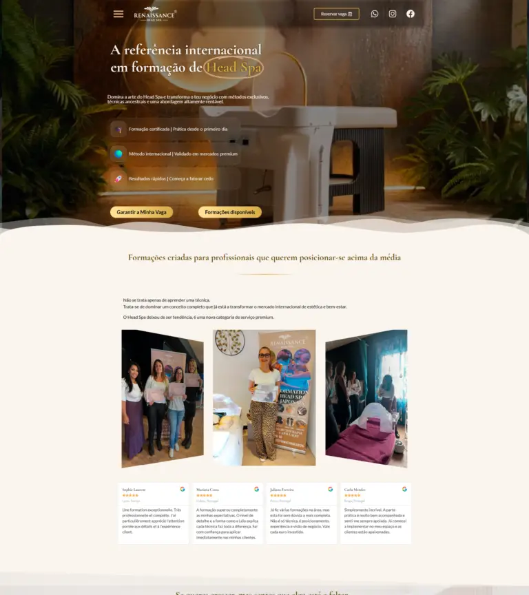 Web Designer em Portugal | Criação de Sites Profissionais 21 renaissance head spa